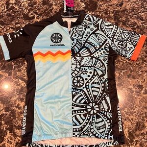 Women's Cycling Jersey - Black and Blue